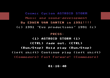 Cosmic Cyclon Astroid Storm
