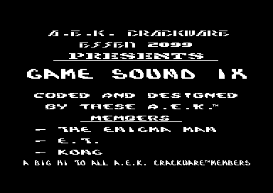 Game Sound IX