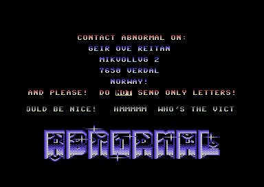 Contact Abnormal