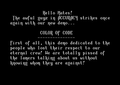 Color of Code