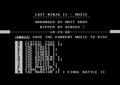 Ninja 2 Music