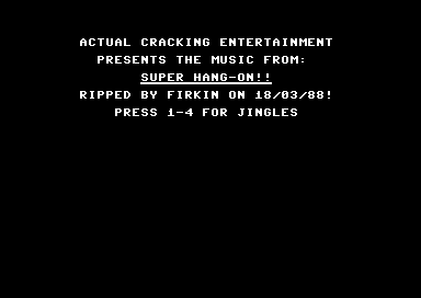 Music from Super Hang-On