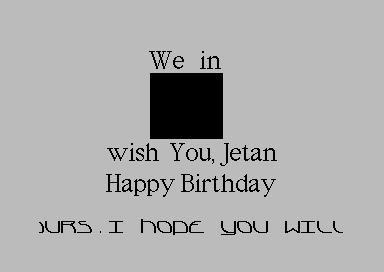 Happy Birthday Jetan