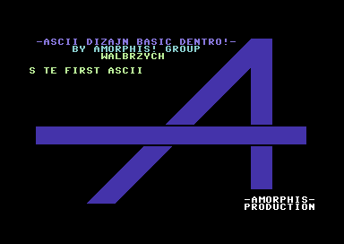 ASCII Dizajn Basic Dentro