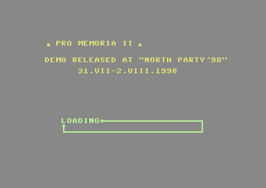 Pro Memoria II