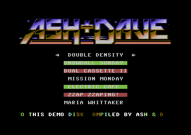 Ash&Dave Demo Disk