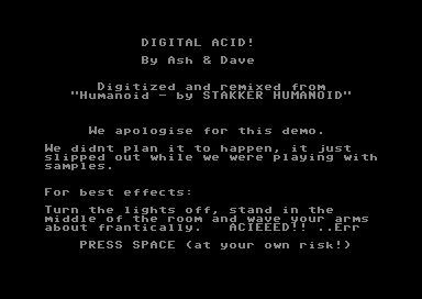 Digital Acid