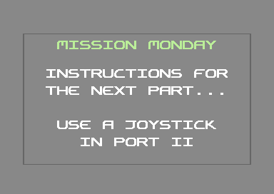 Mission Monday