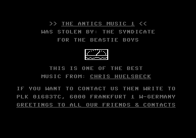 Antics Music 1