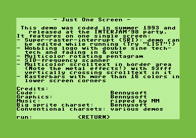 Just One Screen