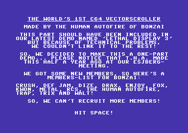 Vectorscroll