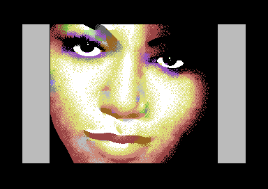 An Ugly, Single Color Female Face