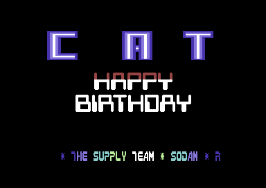Happy Birthday Cat