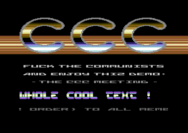 The CCC Meeting