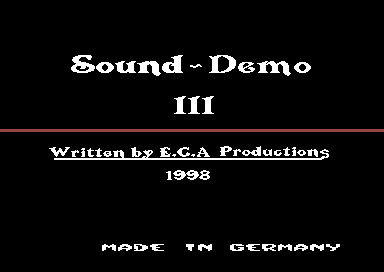 Sound Demo III