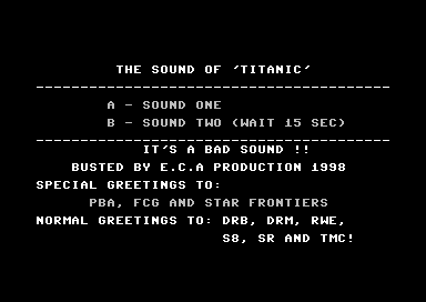 Titanic Sound