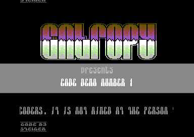 Code Demo 1