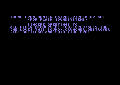 Theme From Hunter Patrol