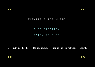 Elektra Glide Music