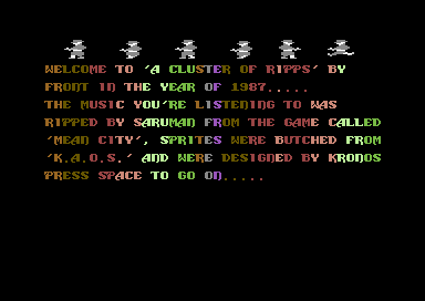 A Cluster of Ripps