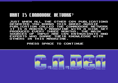 Commodore Network Demo