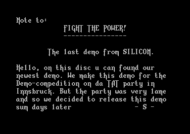Fight the Power