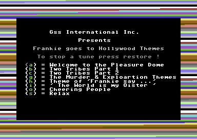 Frankies Goes to Hollywood Themes