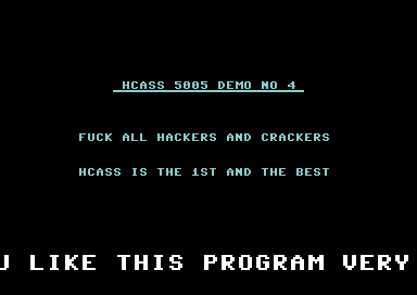 Hc-Ass Demo No 4