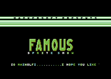 Famous Sprites Show 1