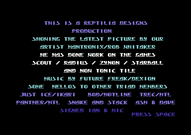 The First Demo Disk