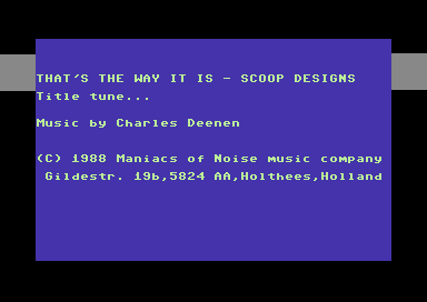Thats the Way It Is Title Tune
