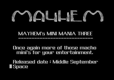 Mini Mania 3