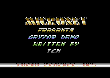 Gryzor Demo