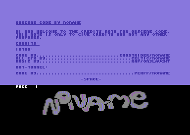 Obscene Code