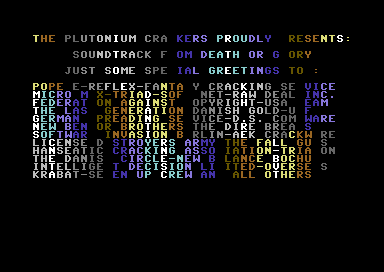 Death Or Glory Tune