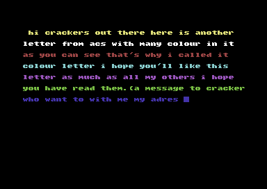 Colour Letter