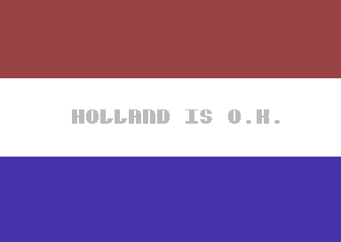 Holland is OK