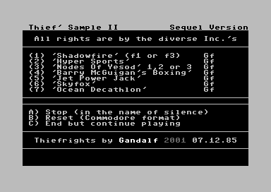Thief' Sample 2