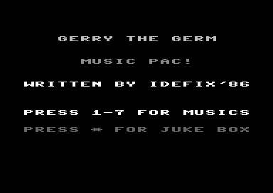 Gerry the Germ Music Pac