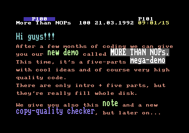 More Than NOPs