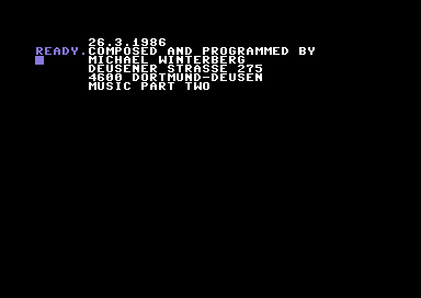 Music Part Two