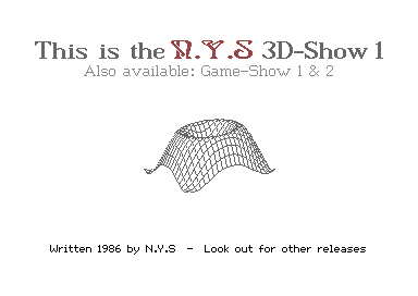 3D Show Part 1