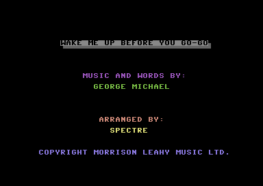 Wake Me Up Before You Go-go