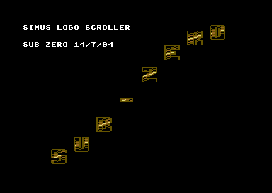 Sinus Logo Scroller