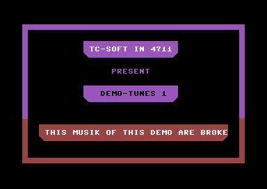 Demo Tunes 1
