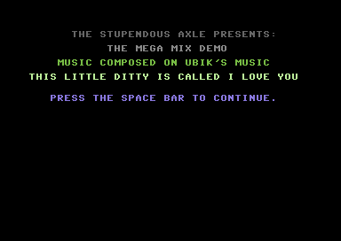 The Mega Mix Demo