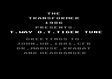 The Way of the Tiger Tune