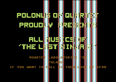 Last Ninja 2 Musics