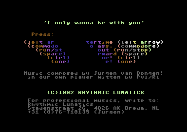 I Only Wanna Be With You