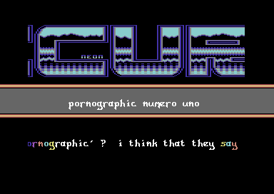 Pornographic 1